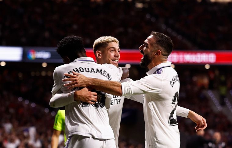 Real Madrid Real Madrid le ganó el derbi al Atlético en el Metropolitano. Foto: Real Madrid