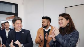 Kicillof y Mariel Fernández, sonrisas en público, tensión en privado. Kicillof y Mariel Fernández, sonrisas en público, tensión en privado.