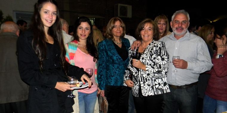 María Laura Sin, Ana Paula Ribeiro, Nancy Franchetto, Laura de Sin y Claudio Ribeiro. Foto: Cecilia Cannizzo/Mediamza.com