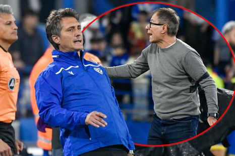 Guillermo Barros Schelotto y Ariel Holan se sacaron chispas en Vélez-Central. Guillermo Barros Schelotto y Ariel Holan se sacaron chispas en Vélez-Central.