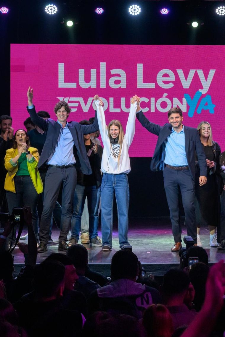 Lousteau, Levy y Pullaro.