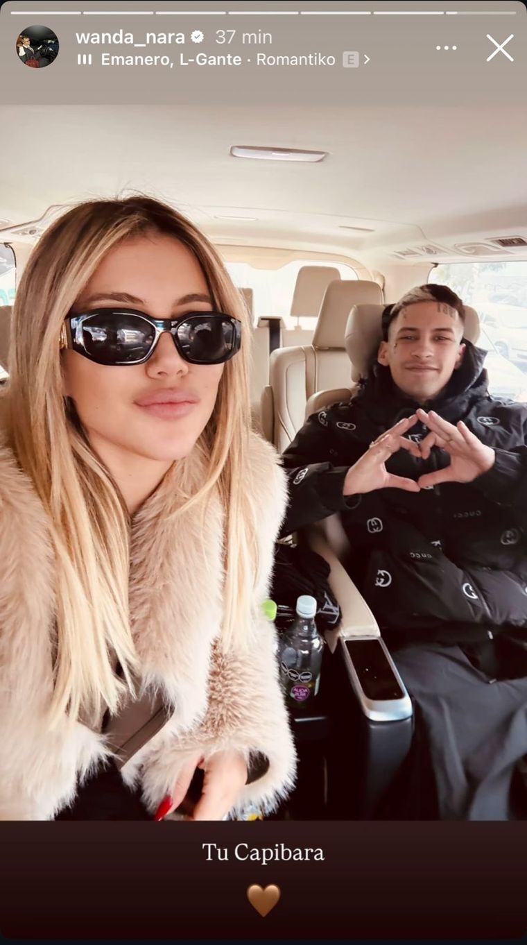 Wanda Nara y Elián Valenzuela. Créditos: Instagram / wanda_nara Wanda Nara y Elián Valenzuela. Créditos: Instagram / wanda_nara