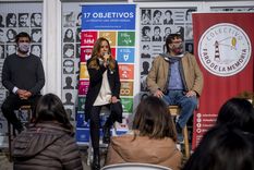 La futura candidata se refirió a los problemas de la oposición. Foto: Telam