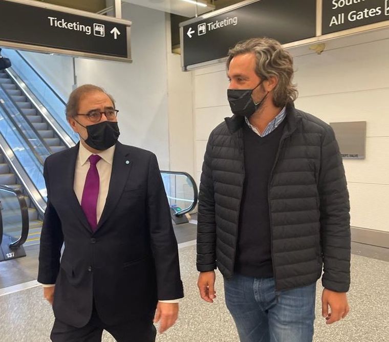 Santiago Cafiero es recibido en Washington por Jorge Argüello.