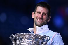 La emoción de Novak. Foto: EFE