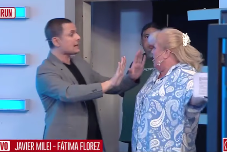 La expareja de Luis Ventura abandonó el vivo. La expareja de Luis Ventura abandonó el vivo.