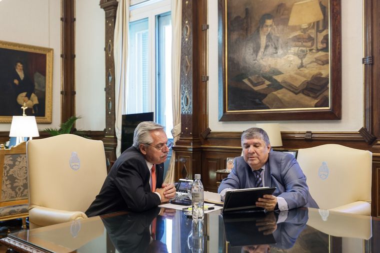 Alberto Fernández y José Mayans