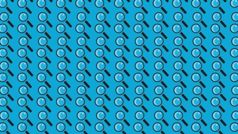 Acertijo visual, reto visual, lupa Pinterest