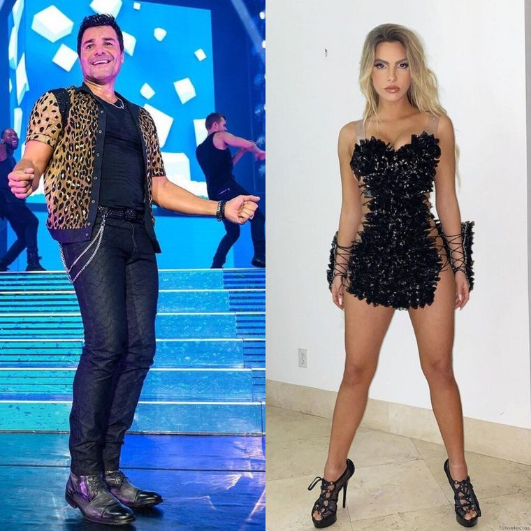 Chayanne y su sobrina Lele Pons Foto: Instagram