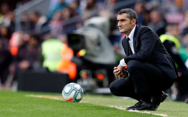 Ernesto Valverde, en la cuerda floja. FC Barcelona Foto: FC Barcelona