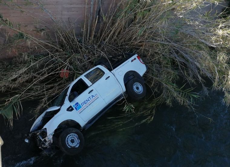 El conductor resultó ileso en el accidente. Foto: Matías Pascualetti