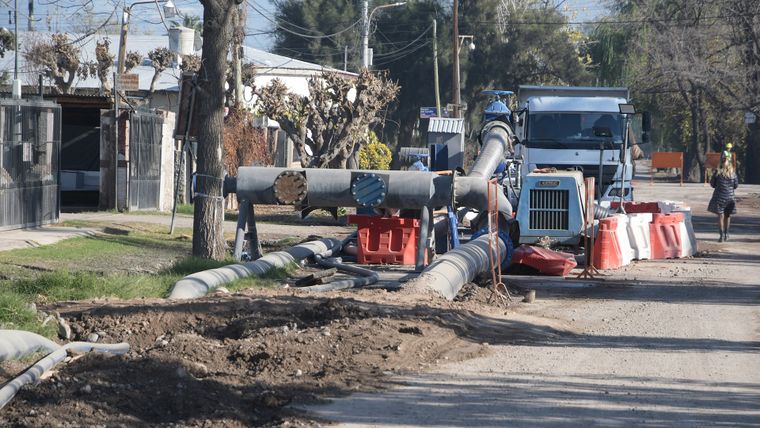Obras de Aysam en Corralitos.