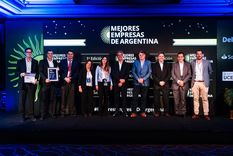 Empresas distinguidas por Deloitte, Santander y UCEMA, en el marco de la 1° edición del programa Mejores Empresas de Argentina. Foto: Mejores Empresas de Argentina - Deloitte