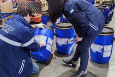 Según un comunicado dado a conocer por la Aduana nacional, la mercadería fue detectada en un control del personal de narcóticos Foto: Aduana Argentina