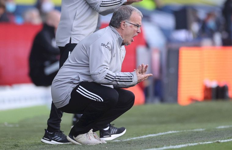 Pura intensidad. Así vive los partidos el DT rosarino. Foto: EFE