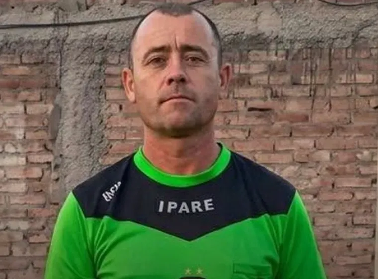 Oscar Chacha Fernández Mercau, el árbitro sanmartiniano que falleció tras el siniestro. Foto: Facebook Oscar Chacha Fernández Mercau, el árbitro sanmartiniano que falleció tras el siniestro. Foto: Facebook