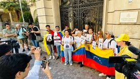 Familiares de argentinos detenidos en Venezuela en la sede de la Nunciatura Apostólica en Buenos Aires para reclamar la intervención del Vaticano. Familiares de argentinos detenidos en Venezuela en la sede de la Nunciatura Apostólica en Buenos Aires para reclamar la intervención del Vaticano.