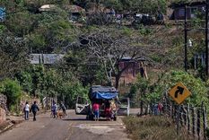 Calle en Concordia, México, cerca de donde 10 mineros fueron secuestrados a fines de enero.