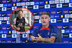 El entrenador Galtier habló de la continuidad de Messi