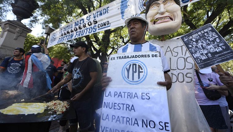 La marcha de la CGT desde adentro Foto: Juan Mateo Aberastain/MDZ