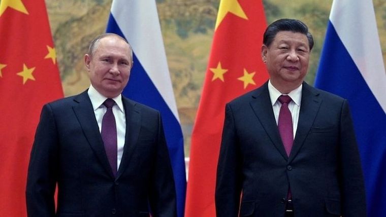 Putin y Xi se están prestando apoyo mutuamente. Foto: GETTY IMAGES