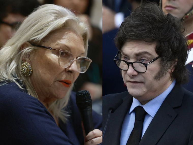Elisa Lilita Carrió confirmó un rumor sobre Javier Milei. Foto: NA/ Juan Mateo Aberastain- MDZ.