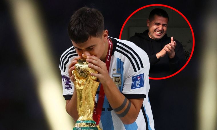 Paulo Dybala expresó su admiración por Juan Román Riquelme.