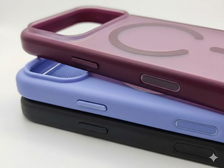Las fundas protectoras muestran los tres colores principales elegidos para la nueva línea de dispositivos móviles de Apple. Las fundas protectoras muestran los tres colores principales elegidos para la nueva línea de dispositivos móviles de Apple.