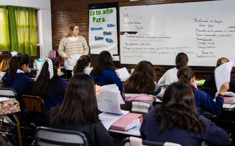 Los colegios privados de la provincia de Buenos Aires pidieron que se autorice el aumento de la cuota Foto: Santiago Tagua/MDZ
