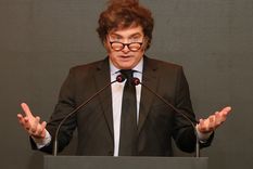 Javier Milei ratificó su plan económico ante empresarios Foto: Presidencia