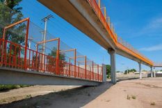 Esta es la pasarela de Palmira donde ocurrió el accidente Foto: Rieles Multimedio