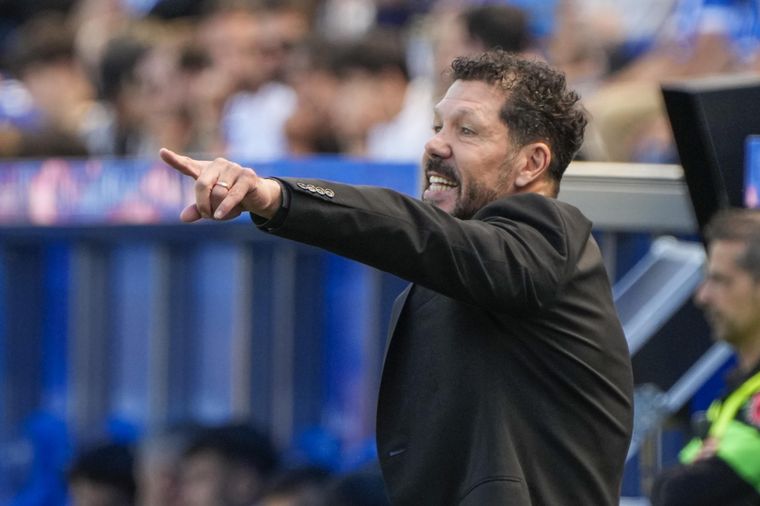 El Atlético del Cholo Simeone quedó sin chances matemáticas de ganar LaLiga. Foto: EFE