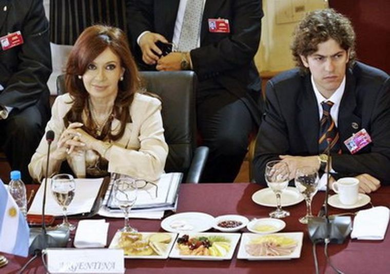 Cristina Kichner junto a Martín Lousteau