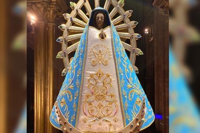 MDZol | La advocación Mariana que quiso quedarse en la Argentina. Foto: Twitter Santuario de Luján