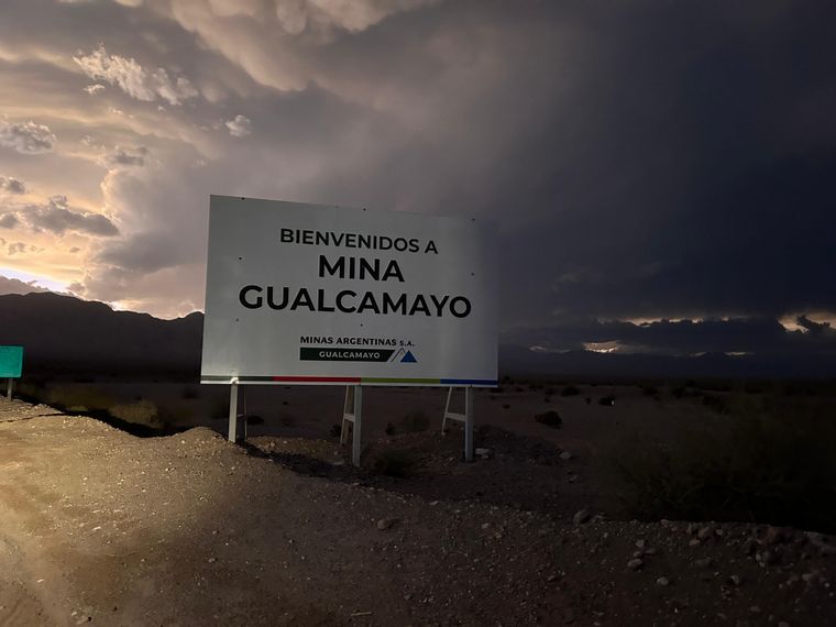 El ingreso a Gualcamayo, el flamante proyecto aprobado por el RIGI. Foto: Sol Devia/MDZ El ingreso a Gualcamayo, el flamante proyecto aprobado por el RIGI. Foto: Sol Devia/MDZ