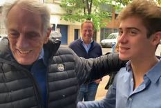 El día que Franco conoció al Flaco. Foto: Captura Video El día que Franco conoció al Flaco. Foto: Captura Video