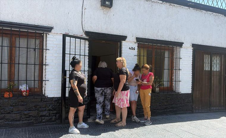 El homicidio se produjo en esa vivienda de Dorrego. El homicidio se produjo en esa vivienda de Dorrego.