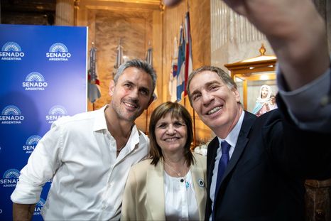 Santilli, Bullrich y Santilli en el Senado