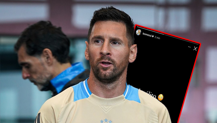 El 10 dijo presente en las redes.