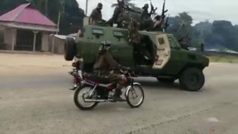 Militantes islamistas han combatido con el Ejército de Mozambique por días.