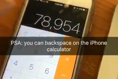 el truco en la calculadora del iphone