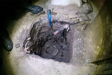El túnel fue descubierto en un pabellón vip de una cárcel de Santa Fe. El túnel fue descubierto en un pabellón vip de una cárcel de Santa Fe.