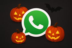 WhatsApp permite personalizar los chats con un estilo oscuro y temático para Halloween. Foto: IA WhatsApp permite personalizar los chats con un estilo oscuro y temático para Halloween. Foto: IA
