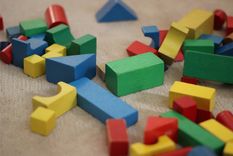 El desorden, representado con bloques de juguetes. Foto: Pixabay