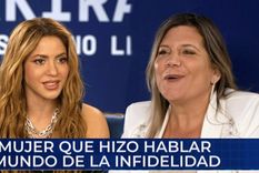 Dominique Metzger entrevistó a Shakira para Telenoche Foto: Captura de video El Trece