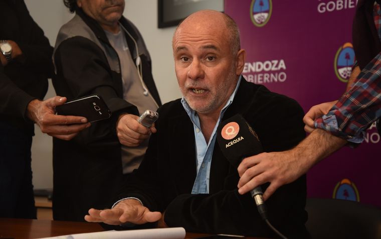 Jaime Correas, director de la DGE El director de la DGE, Jaime Correas, en conferencia de prensa. (Archivo) Foto: Prensa Mendoza