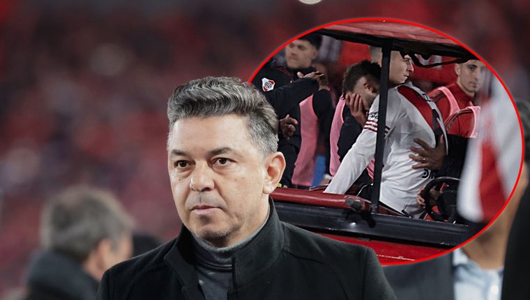Marcelo Gallardo se refirió a la lesión de Pezzella.
