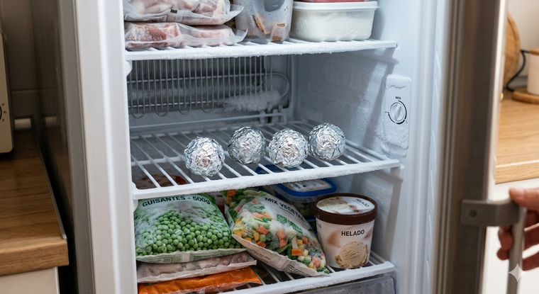 papel aluminio freezer