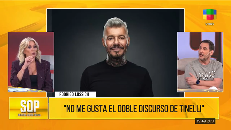 Rodrigo Lussich, figura de Intrusos, apuntó contra Tinelli. Rodrigo Lussich, figura de Intrusos, apuntó contra Tinelli. 