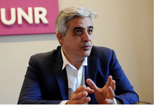 Franco Bartolacci, rector de la Universidad Nacional de Rosario. Foto: Prensa UNR